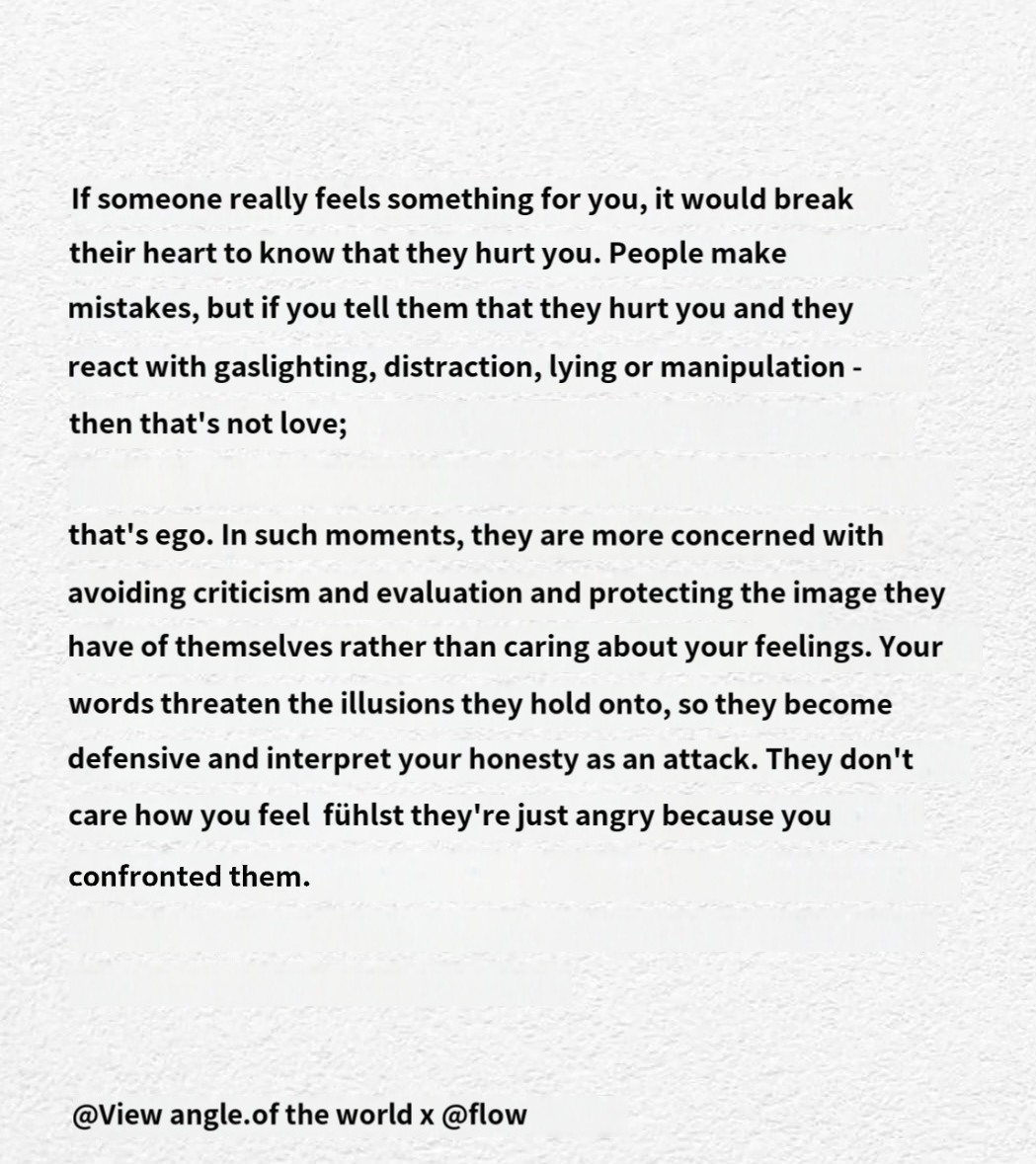 LamJEN1682's tweet image. Ehrlichkeit ist kein Angriff. Aber manche verteidigen lieber ihr Selbstbild, als Verantwortung zu übernehmen.
#Selbstwert
#ToxischeBeziehungen
#GesundeGrenzen
#EmotionalerMissbrauch
#Mindset
#Wachstum
#Selbstliebe
#RealTalk
#RedFlags