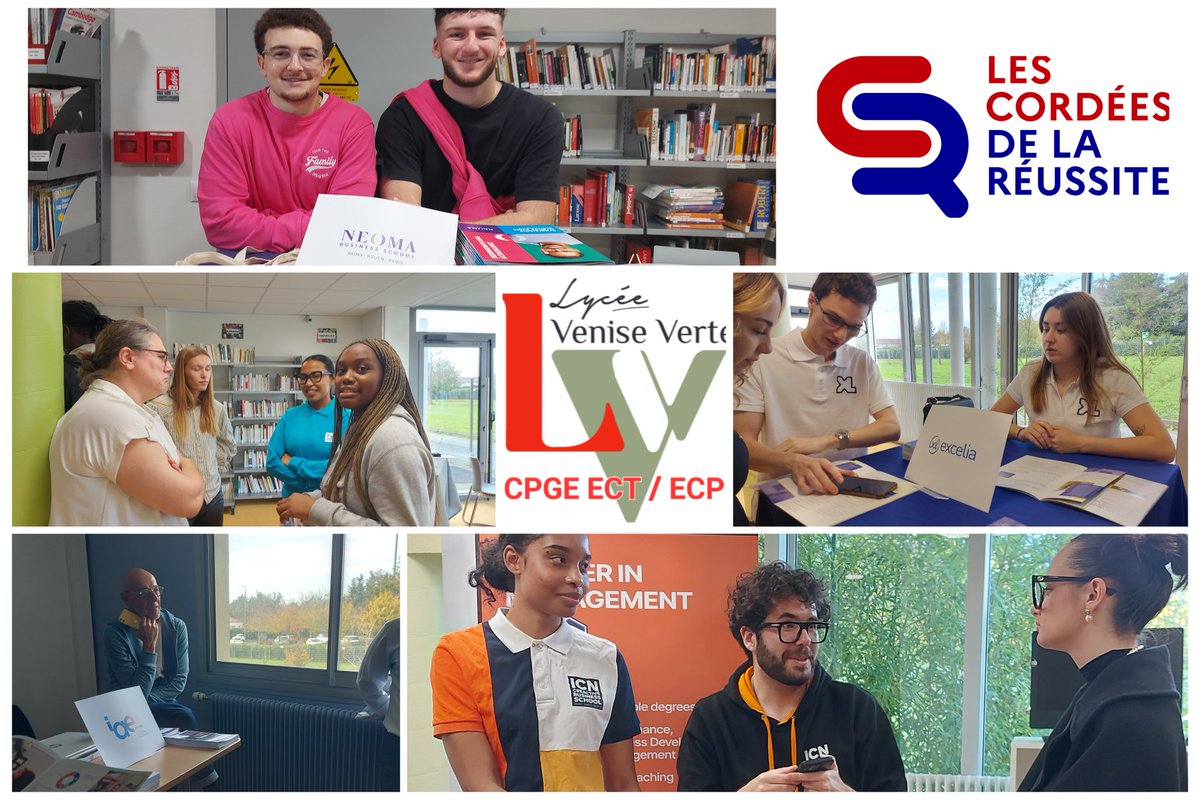 Une belle journée au Forum des Grandes Écoles pour nos étudiants de CPCGE ECT/ECP <a href="/LvvNumerique/">LvvNumerique</a> <a href="/NiortAgglo/">Niort Agglo</a> 🎓
14 écoles de commerce, anciens étudiants, partenaires dont Excelia &amp; l’IAE de Poitiers : des échanges riches et inspirants pour leurs ambitions ⭐🤝 #CPGE #ECT #ECP