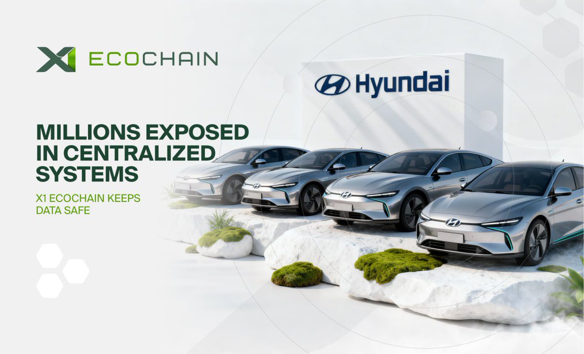 ridwan_bus8901's tweet image. Data breaches are a growing concern in centralized systems. That&apos;s why @X1_EcoChain  is partnering to keep your data safe and secure!  Trust in a decentralized future where your information is protected. #X1EcoChain #Hyundai #DataSecurity #Blockchain