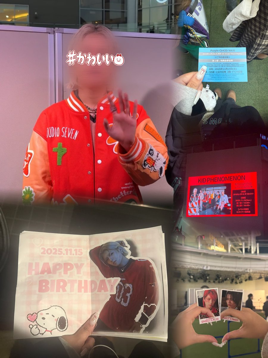 shunluv__'s tweet photo. 整番には恵まれへんかったけど直接お祝いすることできたし特典会ほんまに楽しくて1日充実した〜〜🥺峻乃介くんありがとう(^_-)-☆
#KIDPHENOMENON #PPC6 #佐藤峻乃介 https://t.co/cXUZAyadMo