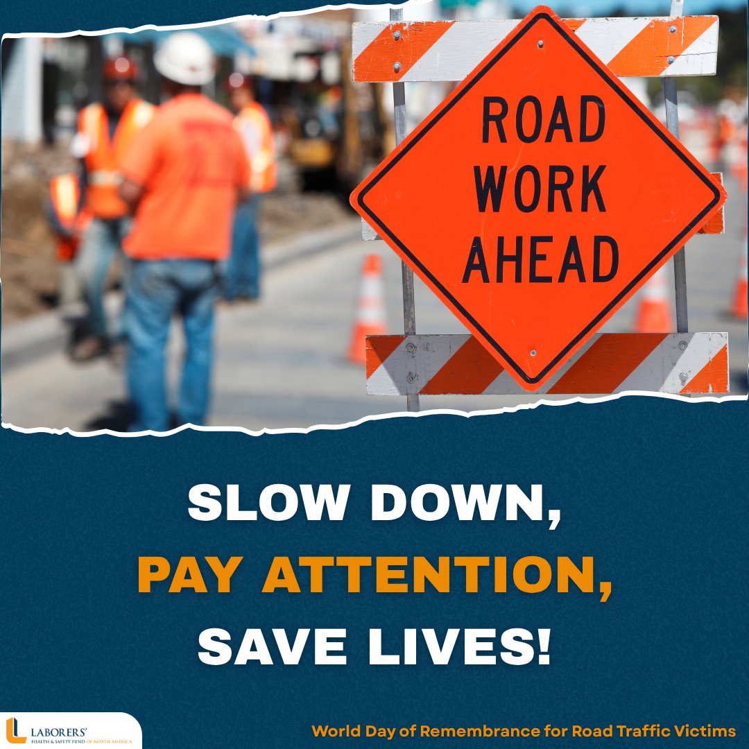 Every year, about 100 road workers go to work and never return home. Today, we honor their lives and recognize the profound loss felt by their families, friends and communities. #WDoR2025.