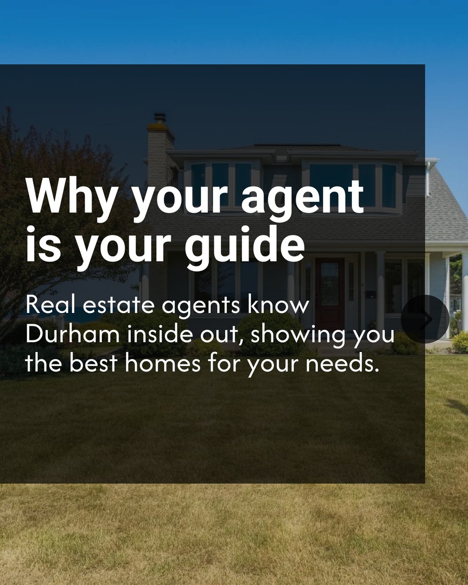 durhamrecentre's tweet photo. 🏡 Touring homes in Durham Region? Expect your real estate agent to be your local tour guide, market expert, and negotiation ninja! 🥷 They’ll help navigate everything from tiny details to big moves, ensuring a seamless journey. What’s your top priority in a home? #HomeHuntHelper https://t.co/6pIuggz7V3