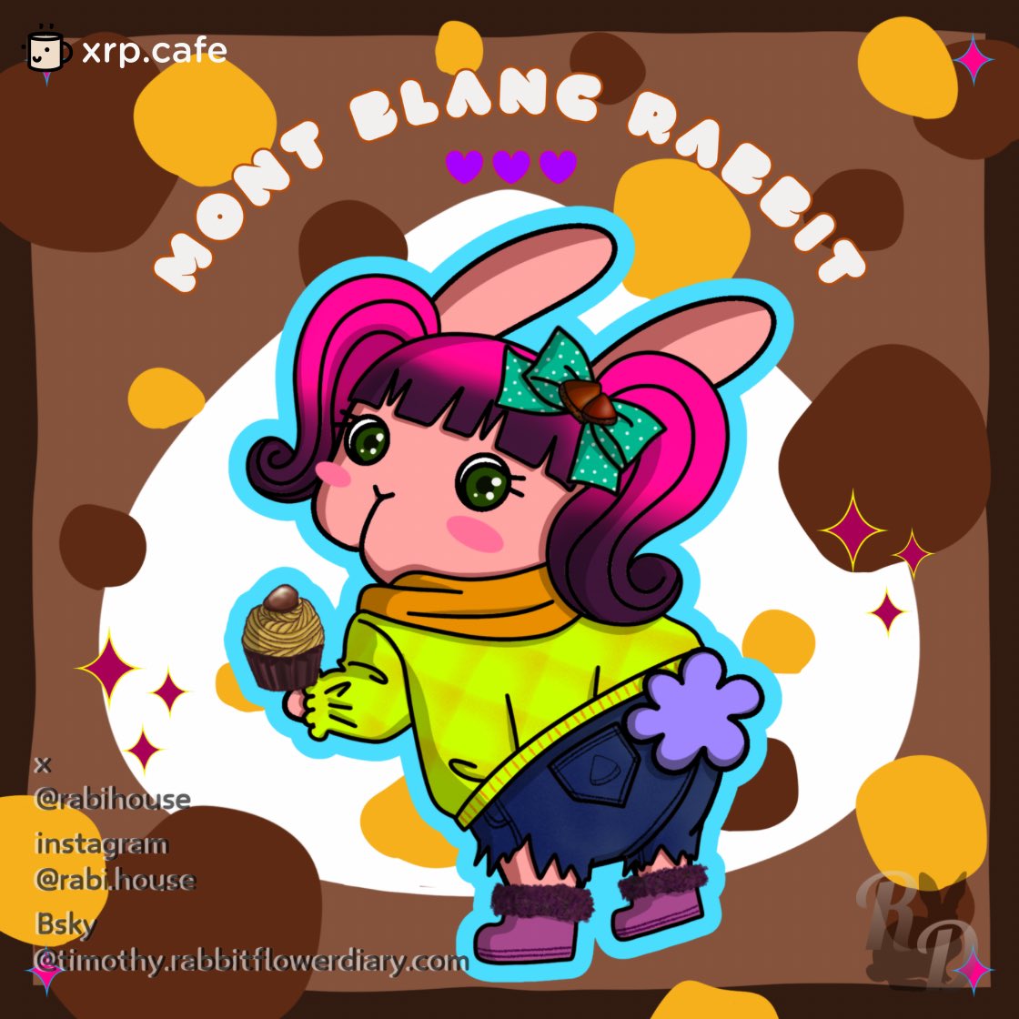 #xrpcafe #xrp #XRPCommunity 
🌸onList🌸

🐰 USALOVER#99/ 4xrp
A fairy rabbit who loves Mont Blanc appears.🌰🍂

🎀Link
xrp.cafe/nft/000827108D…

※If you purchase during November, you will be eligible for a Christmas gift in December.🎄