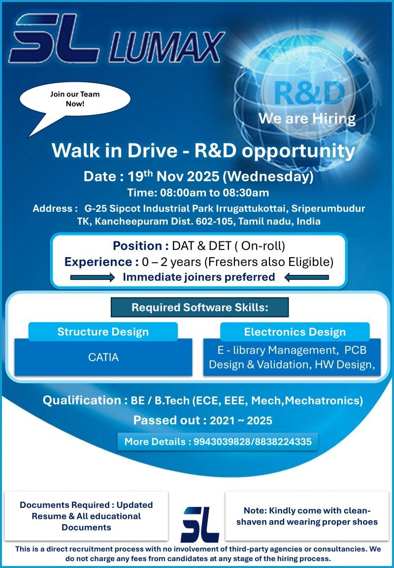 walkin_jobs's tweet photo. #WalkInInterview #JobOpening #HiringNow #JobAlert #CareerOpportunity #OpenInterview #JobDrive #InterviewToday #JobFair #ImmediateHiring
#JobSeekersIndia #ResumeReady #CareerGrowth #JobSearchTips #WorkOpportunity https://t.co/J1aee4cIPG