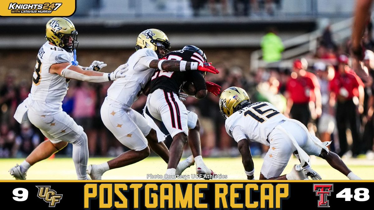 The UCF Football team suffered another humbling road loss on Saturday, this time at the hands of 6th ranked Texas Tech. Trace Trylko and <a href="/2letters2words/">✌🏽Letters+✌🏽Words Cheeky Bastard</a> of <a href="/Knights247/">Knights247</a> anchor our postgame coverage.

Link in the comments...