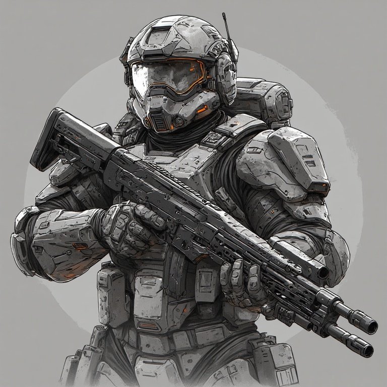 Galaxy68k's tweet image. Modern soldier concept  
SciFiSoldier. 👇
#MechaDesign #TechArt
#ArmorDesign #TacticalArt #FuturisticSoldier