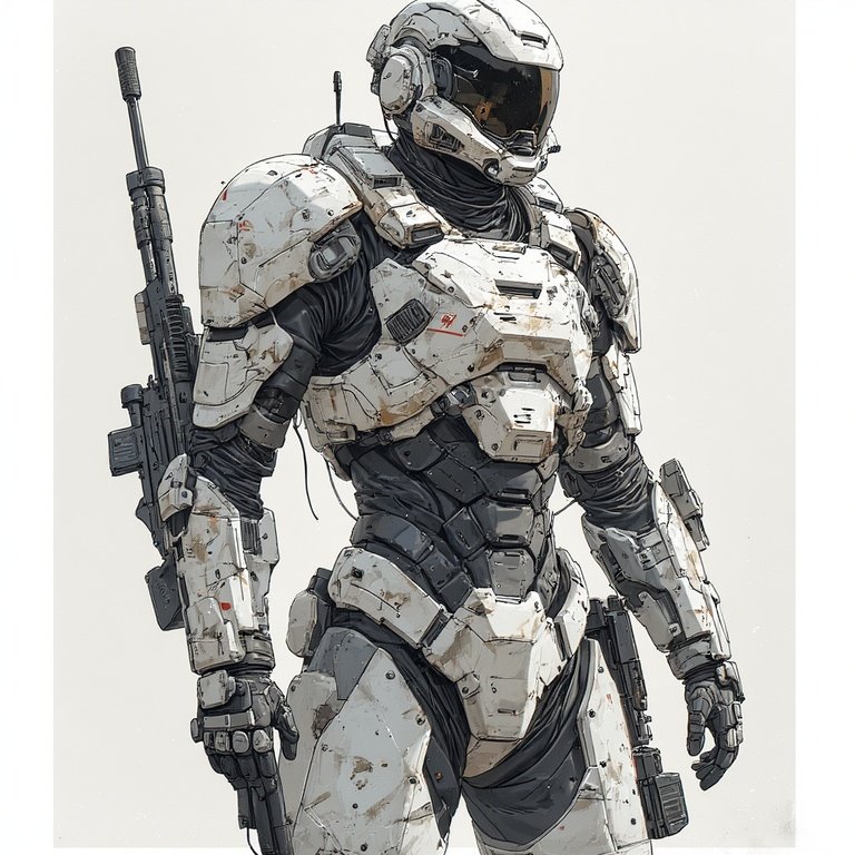 Galaxy68k's tweet image. Modern soldier concept  
SciFiSoldier. 👇
#MechaDesign #TechArt
#ArmorDesign #TacticalArt #FuturisticSoldier