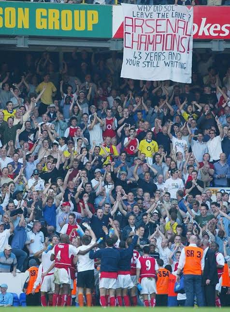 we won the league at shite hart lane; we won the league at shite hart lane, we won the league at the shitholeeeee. we won the league at shite hart laneeeeeee