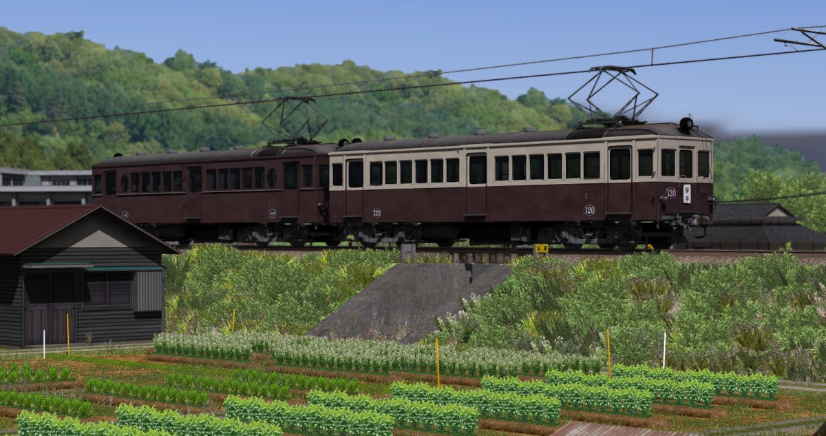 kaminoke__15's tweet image. 🎊RailSim22周年記念🎊
高松琴平電鉄(ことでん)旧型車セットを公開しました。

収録車両
・100形120号
・3000形300号
・5000形500号
・20形23号
#railsim #RSPI公開情報
bowlroll.net/file/344988
