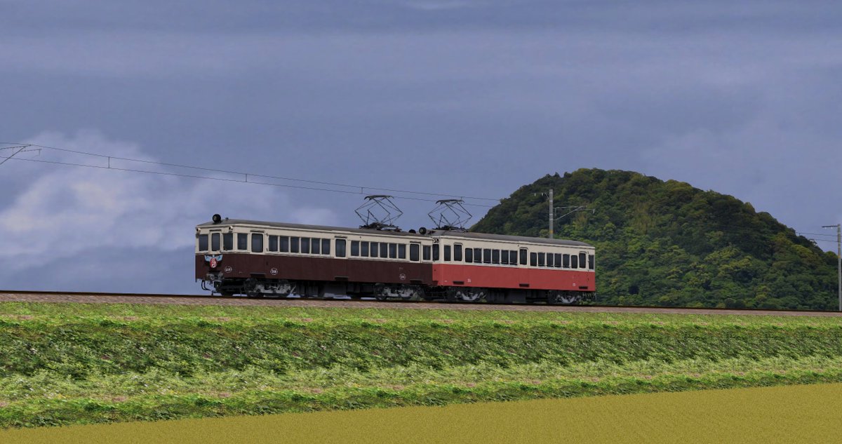 kaminoke__15's tweet image. 🎊RailSim22周年記念🎊
高松琴平電鉄(ことでん)旧型車セットを公開しました。

収録車両
・100形120号
・3000形300号
・5000形500号
・20形23号
#railsim #RSPI公開情報
bowlroll.net/file/344988