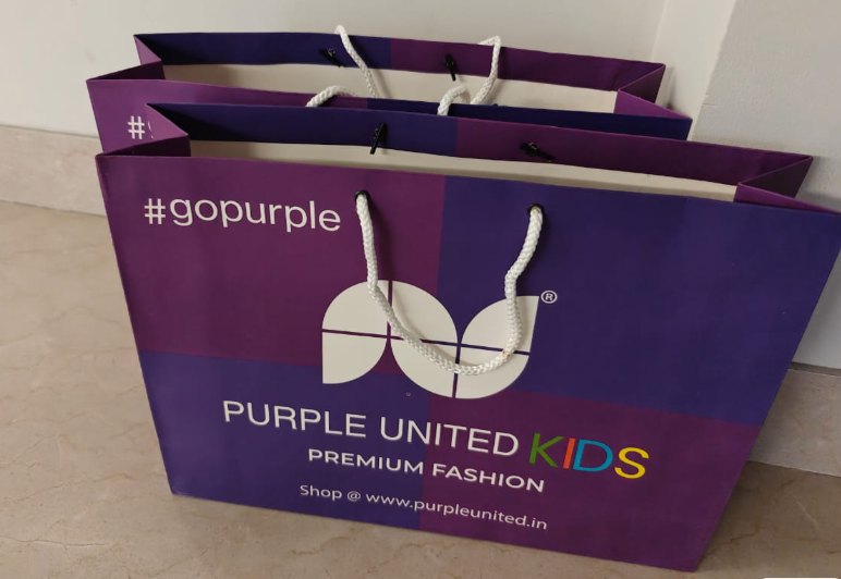 Investindia6's tweet photo. biggest update and channel check on #purpleunited

my first try at delhi investor meet was very good. together we brainstormed many cos. today we went to do a channel check on #purpleunited at their Najafgarh and Rajouri Stores. Both stores had a staff of 5 and 6 respectively. 

The collection is very colourful and trendy. The price point for winter clothing was higher at 2000-4000 rs per item. The quality of items was very very high. Being in cotton trade myself, I can easily tell if the item is made of polyester/cotton and the quality.  The current discount offer was
30% off on 1 item
40% off on 2 items
50% off on 3 items
60% off on 4 items

We bot 3 pullovers . 

the final bill after 50% discount [3 items] was 3550 rs or 1183 rs per item. this means that for winter items their price point is >1000 rs or 2x of summer items atleast if not more.

The clothes look and feel good and especially its branded as can be seen by the logo. 

the footfall was good and in vicinity there were firstcry stores at  both locations but the collection was geared towards infants and for kids above 4 years of age there were very little options and variety. 
#purpleunited has a very big collection and variety in 0-14 yrs age group but their forte is 2-14 yrs with a price point much higher than firstcry. 

we also noticed that there were many many suppliers for #Purpleunited which means they are not dependent on one. some names we came across 
rmy craft
somang creation
jsr impex
sun international 
saints and seers
glitz kreation
shyamoli creation
oxyopia tyros etc

overall what we are seeing is the birth of a kids fashion brand in India and playing the theme of premiumisation in kids clothing. this looks unstoppable and with 81 stores and plans to raise 70 cr in pref, the co is on track for 200 or so stores by FY27-28.