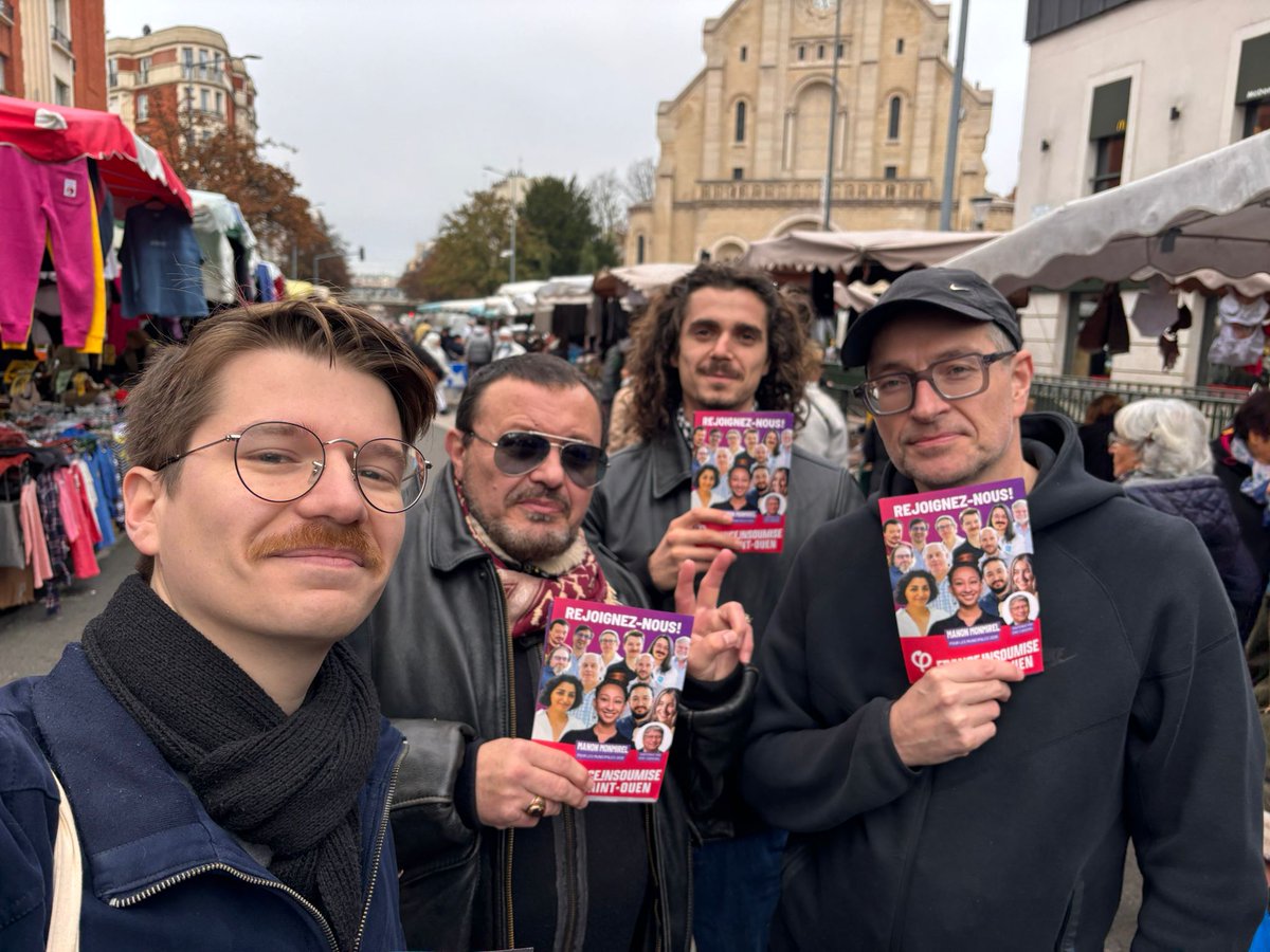 LFIsaintouen's tweet image. 🤝Beaucoup d&apos;enthousiasme ce week-end sur les marchés de la ville où les Insoumis•e•s étaient là pour échanger sur nos propositions pour plus de justice sociale !

Rejoignez-nous pour bâtir le Saint-Ouen de demain ✊