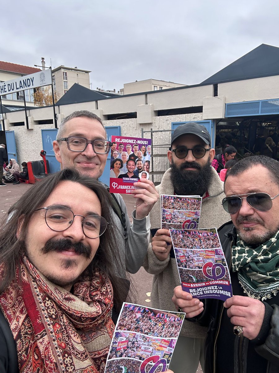 LFIsaintouen's tweet image. 🤝Beaucoup d&apos;enthousiasme ce week-end sur les marchés de la ville où les Insoumis•e•s étaient là pour échanger sur nos propositions pour plus de justice sociale !

Rejoignez-nous pour bâtir le Saint-Ouen de demain ✊