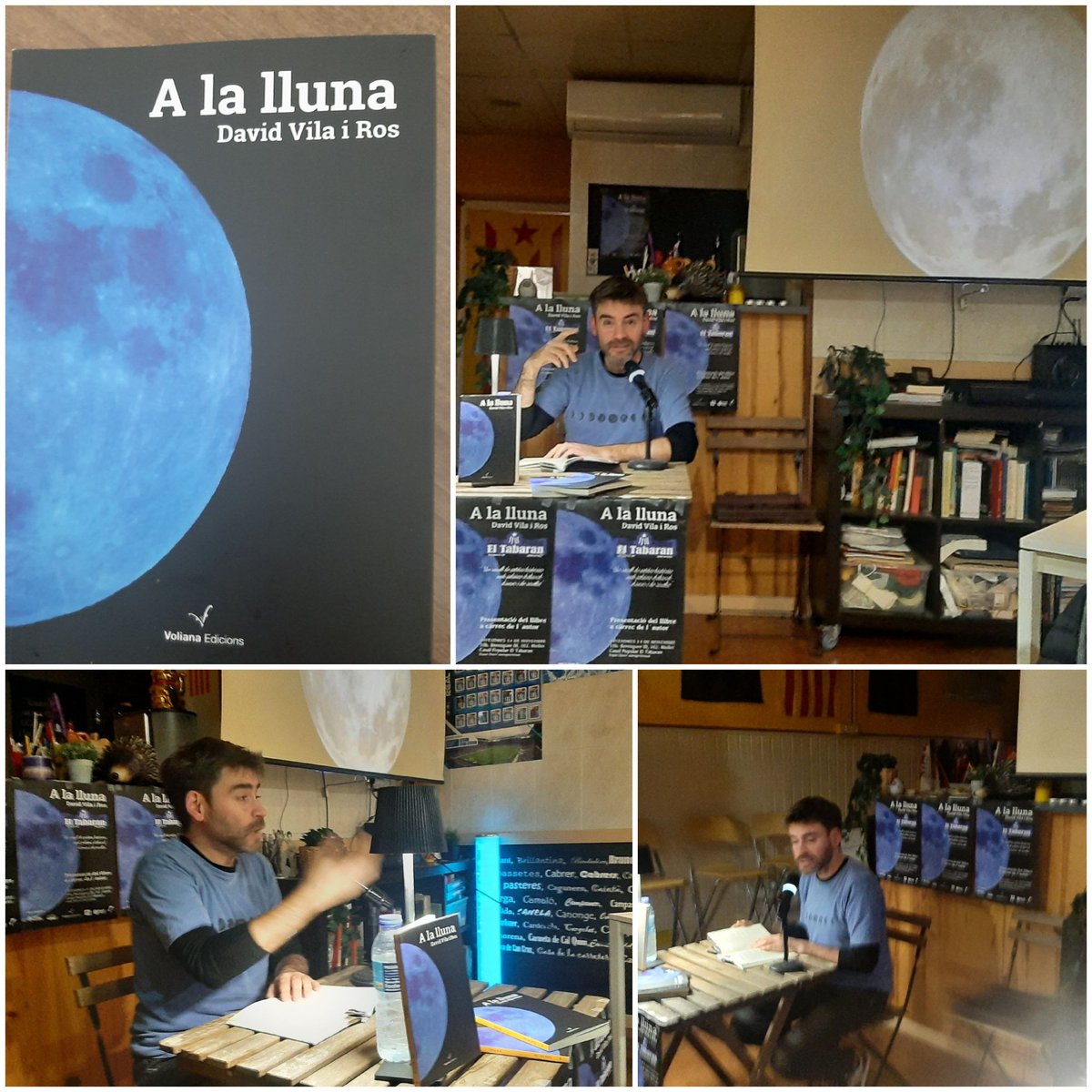 📚 Genial vespre a un <a href="/CPTabaran/">Casal P.El Tabaran🎗</a>  #Mollet ple dels encisadors contes 
d' A la lluna', de la mà i de la veu del seu autor David Vila i Ros.

👏 Agraīments immensos al David i la Jess de "Llenguaferits" per regalar-nos aquesta estona i omplir-la de màgia i fantasia. 😍😘👏