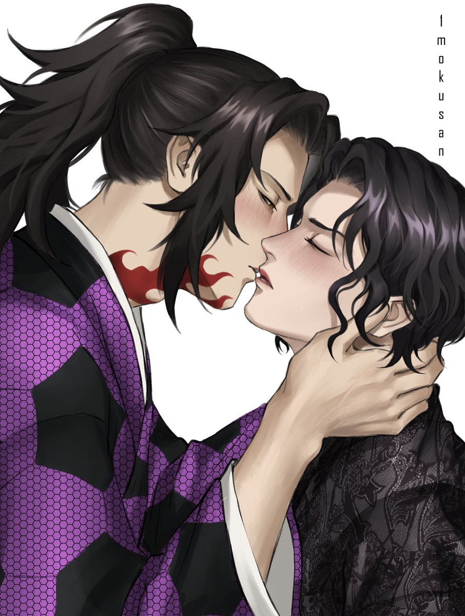 _1mokusan's tweet photo. just kiss already https://t.co/TVKsI7y4Oz