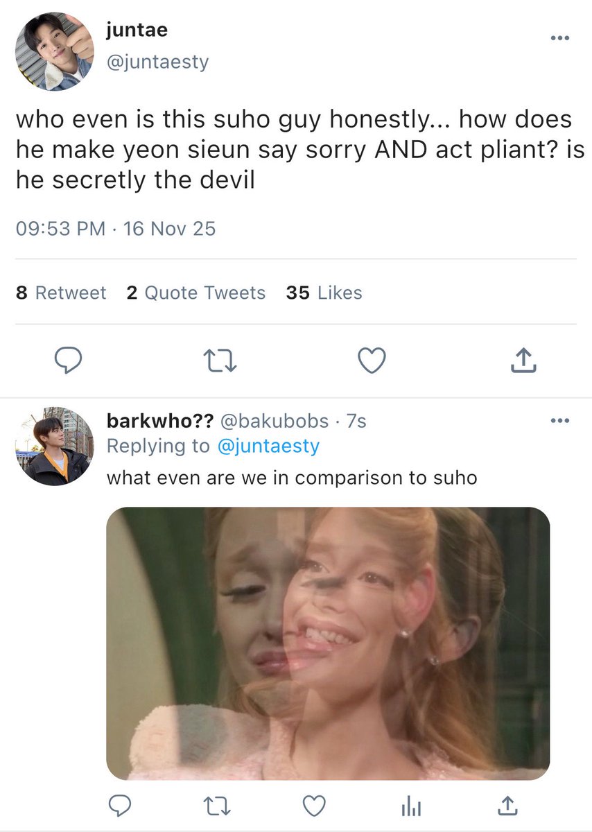 eunlvho's tweet photo. #shse au

where the infamous ahn suho wakes up from his coma, and his ability to keep sieun wrapped around his finger leaves sieun's friends speechless. more curious than ever, they become determined to meet the man and find out what is just so special about him. https://t.co/8uFl4BCCr9