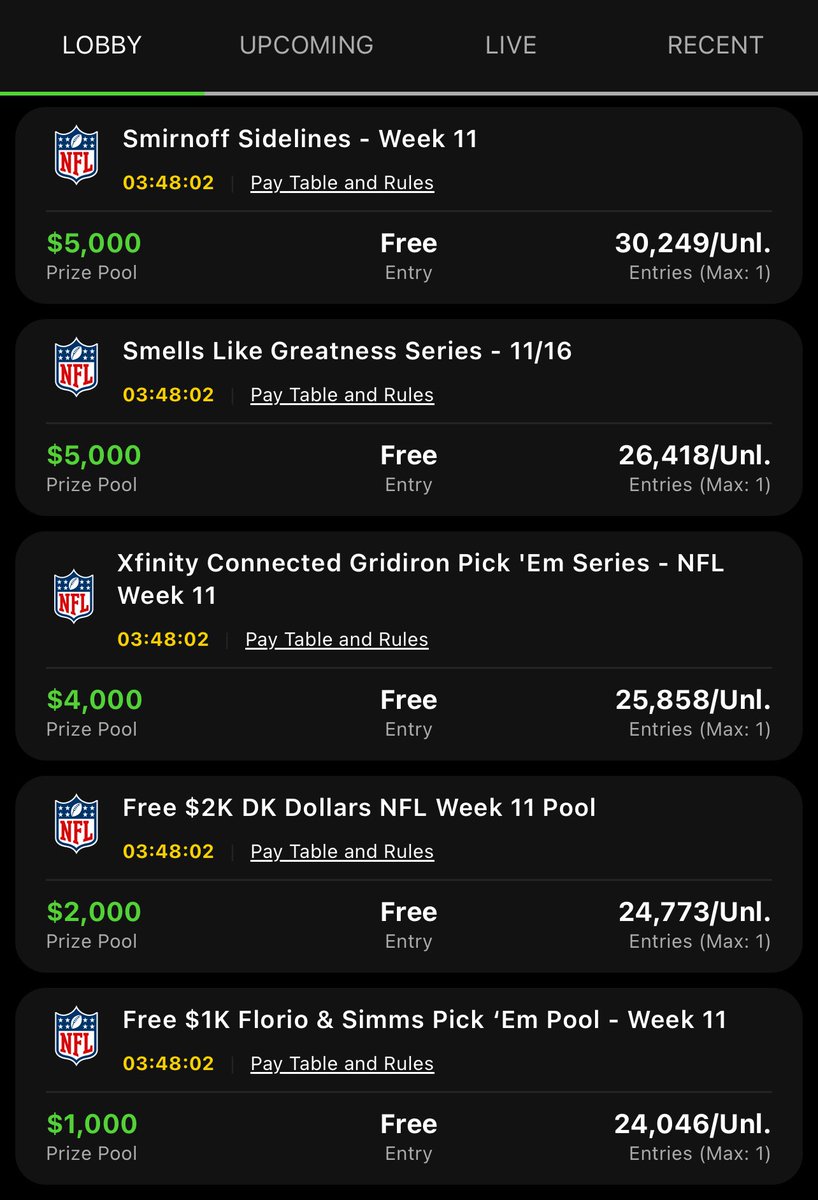 GhostEVplays's tweet photo. 🌟 DraftKings Free to Play Reminder and 5 Free Pools
#draftkings #spirts #nfl #nba https://t.co/mmpGSM2Ei2