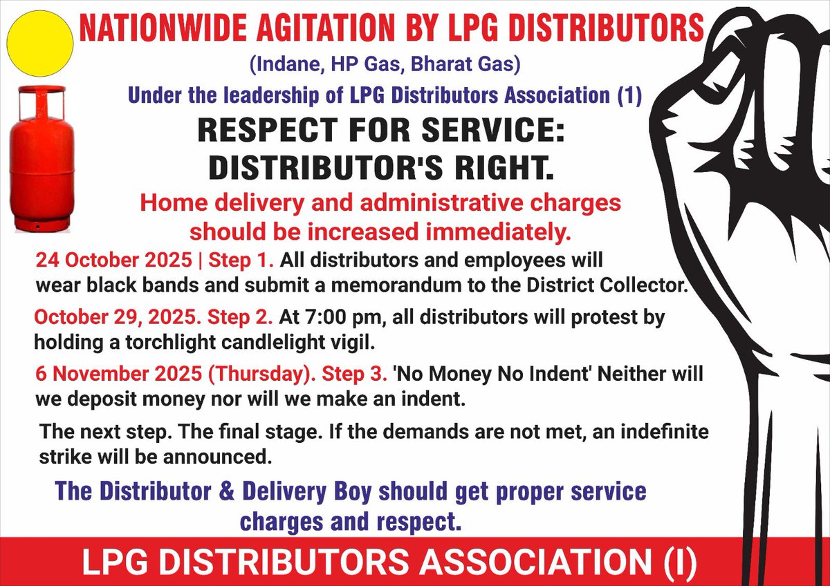 lpgdai24's tweet image. #Revise_LPG_Distributor_Comission
#Implement_Temper_Proof_Seals_on_LPG_Cylinders    
@PetroleumMin @Secretary_MoPNG @PPACIndia @HardeepSPuri @PMOIndia @CMD__HPCL @ChairmanIOCL @BPCLLPG 

facebook.com/share/v/1Cme22…