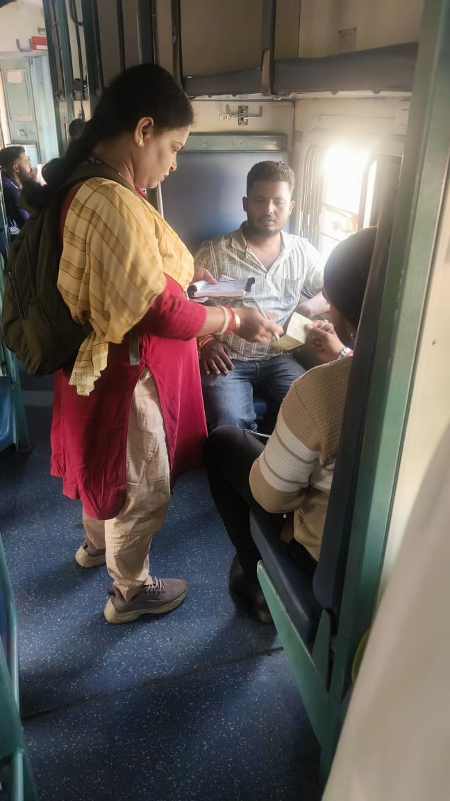 🚆 KGP Division Ticket Checking Drive
Today’s intensive checking across major trains detected 345 cases of irregular/ticketless travel. A penalty of ₹2,16,140 was realised from the offenders.

KGP Divn remains committed to ensuring fair &amp; responsible travel for all passengers