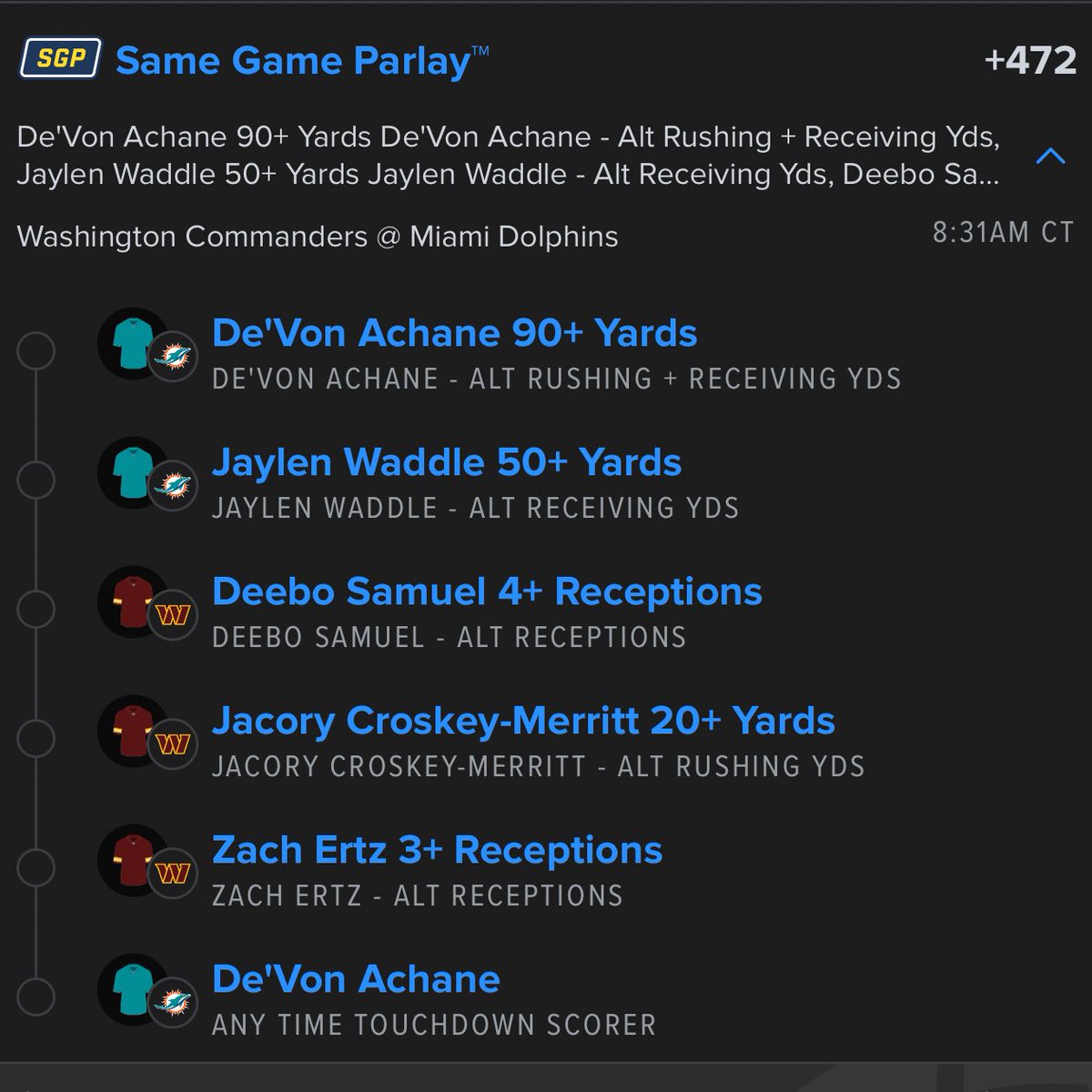 BETMAFIA_'s tweet photo. NFL SPAIN SGP 🇪🇸 
#GamblingX #GamblingTwitter #parlays #FanDuel #DraftKings #Bet365 #BETMAFIA https://t.co/hIOp4QU3Xx