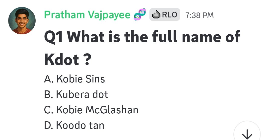 If you can't answer this correctly then you are not bullish enough on <a href="/bulktrade/">BULK</a> 
<a href="/kdot/">kdot</a>