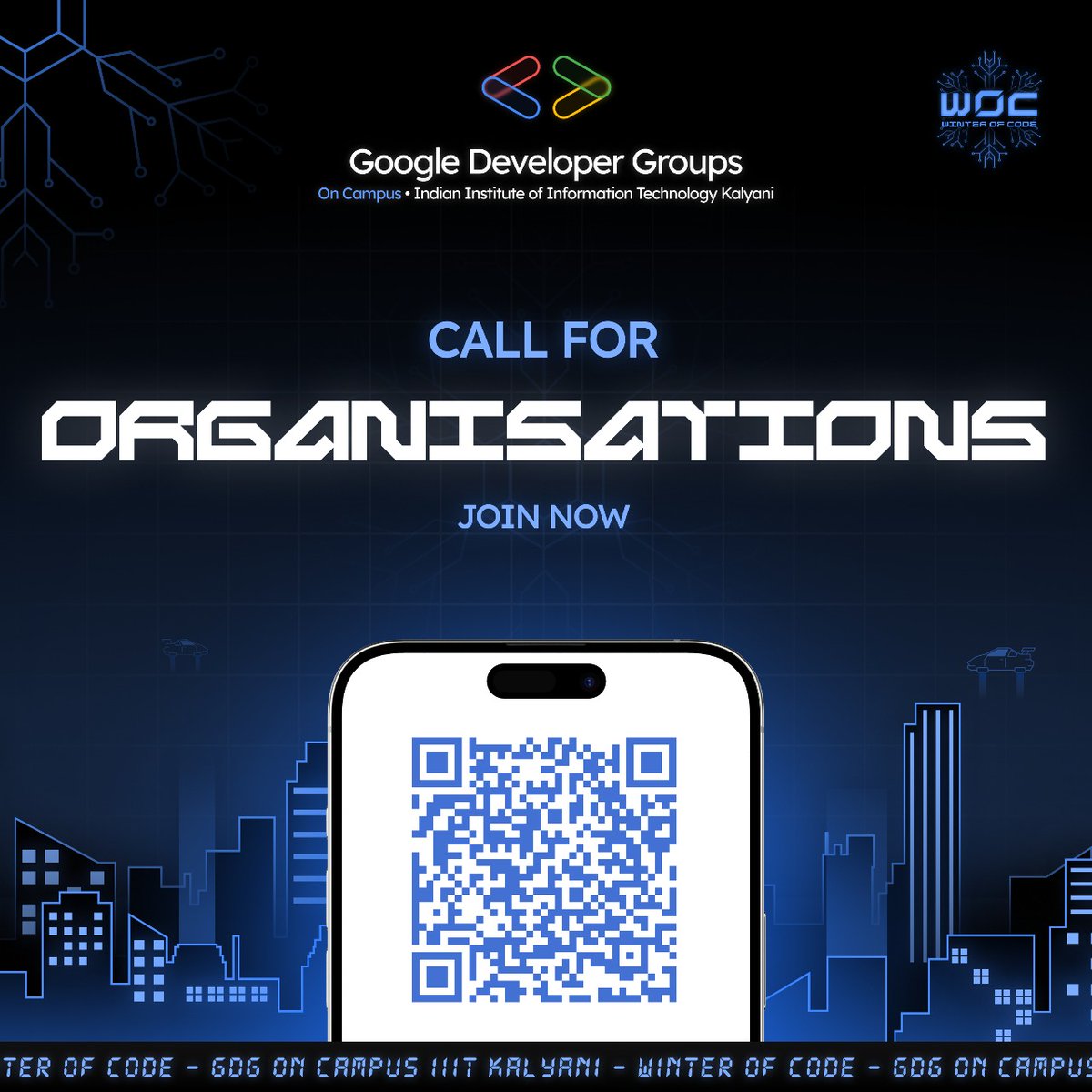 gdsciiitkalyani's tweet image. 📢Call for Organizations - Winter of Code 5.0❄️ 
GDG on Campus IIIT Kalyani invites Organizations to mentor student developers on impactful Open-Source projects.🚀 

📩For Submission guidelines:
notion.so/Organisation-s…

#WOC5 #OpenSource #TechOrganisation