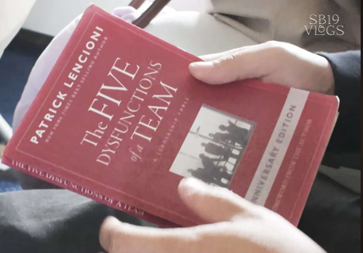 It describes many pitfalls that teams face as they seek to "grow together". This book explores the fundamental causes of organizational politics and team failure.

🥺🥺🥺🥺🥺
#SB19_PABLO
