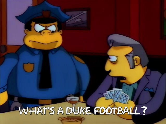 DukeFBCoverage's tweet image. Current mood