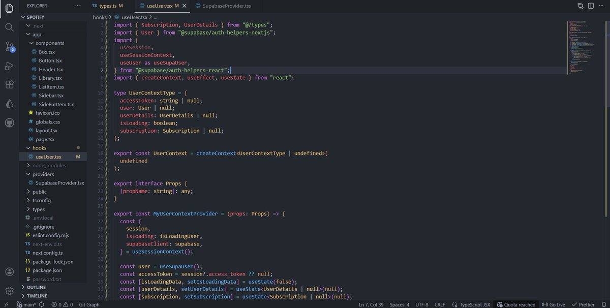 techitachi_'s tweet image. Tried building a custom hook today to interact with Supabase.
Supabase hits hard at first… but that’s how you level up. 
Break, Fix &amp;amp; Learn.
Onward. 
#100daysofcode
#mernstackdevelopers