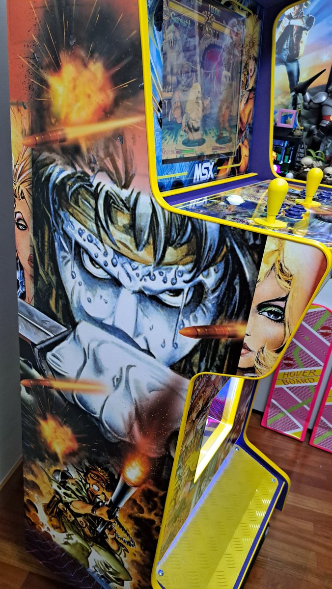 Cris_Arcades's tweet photo. @nishikazuhiko 偉大なアルフォンソ・アズピリのイラストを使用した、#msx にインスパイアされたこのアーケードゲームを楽しんでいただければ幸いです。 https://t.co/8bhOOKGXQf