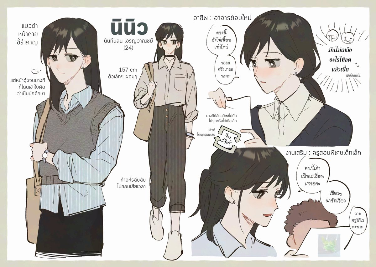 🐱ผุ้หยิงไทป์แมวดำ โปรดักทีฟ