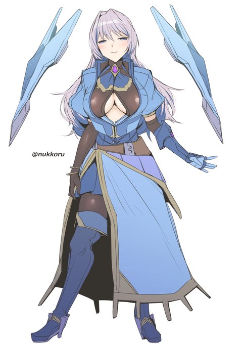 Skebクライアントさんのキャラをデザインしたやつ 