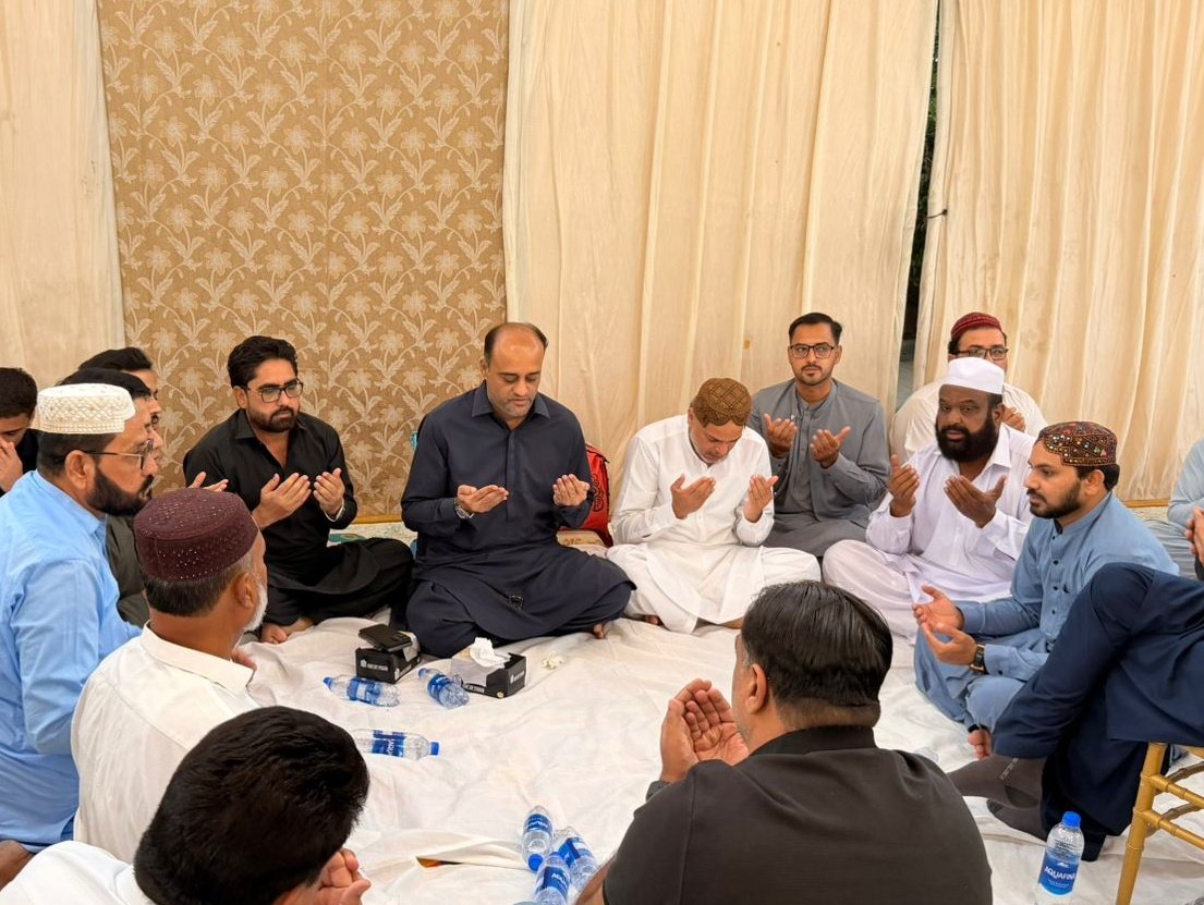 ڈپٹی میئر کراچی سلمان عبداللہ مراد نے سینئر پی پی پی رہنما و سابق صوبائی وزیر لعل بخش بھٹو کے انتقال پر ان کے صاحبزادے سینیٹر ندیم بھٹو سے تعزیت کی اور مرحوم کے لیے دعائے مغفرت کی