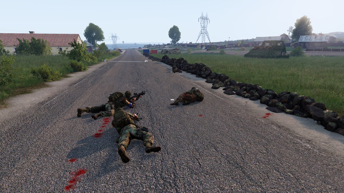 DarkLiberator's tweet image. Screenshots from the #Arma3 mission that was Zeus-ed by me. Great fun.