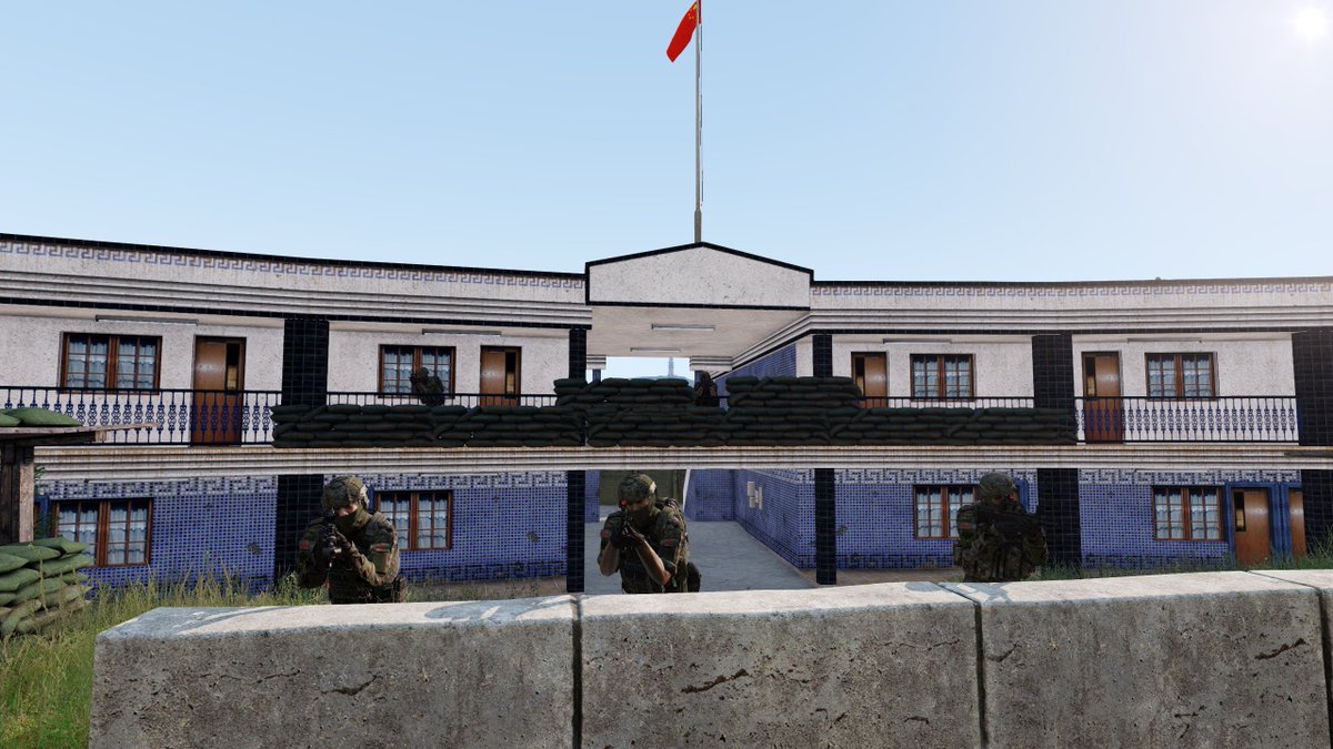 DarkLiberator's tweet image. Screenshots from the #Arma3 mission that was Zeus-ed by me. Great fun.