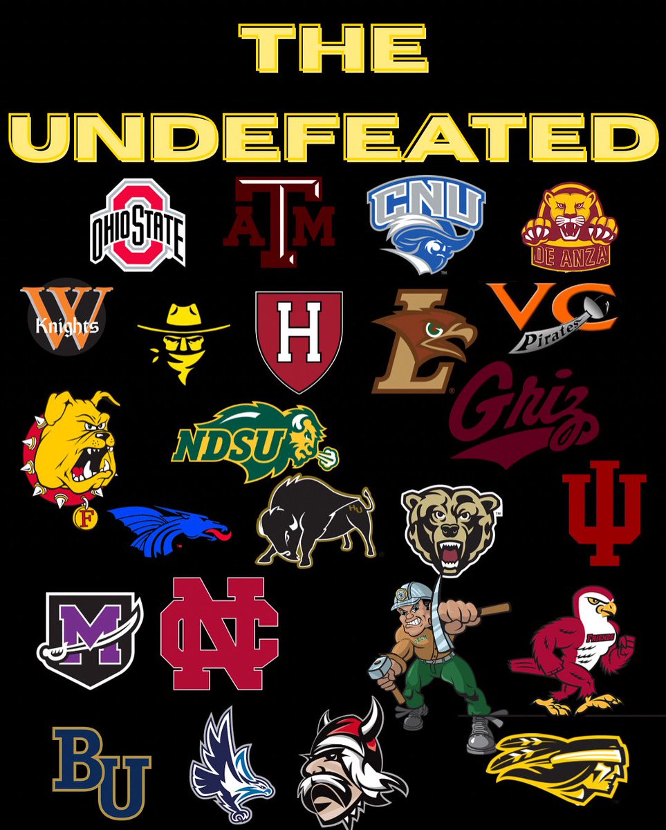 And then there were 24.

24 teams across all of college football remain undefeated as of November 16th.

Is your team still undefeated? Who will finish the season undefeated?