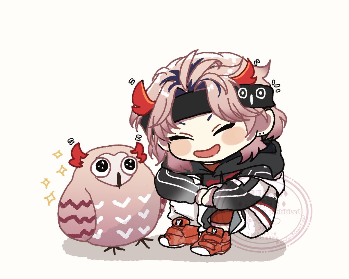 ミミズクさん柄可愛い🦉✨️ 安定のボダママブランドのお洋服も髪型も