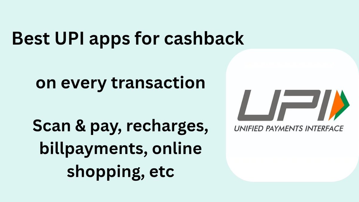 Sai_Techinfo's tweet image. Best cashback apps for Upi payments in telugu

youtu.be/IRqT_Kt7y8o


#Upi #upiapp #Saitechinfo