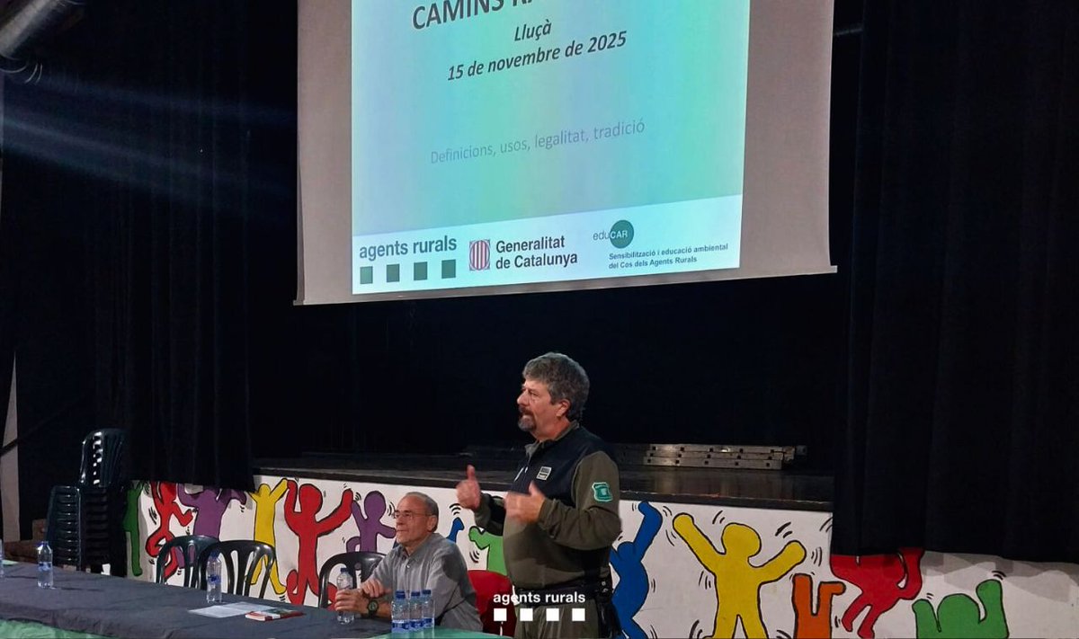 📸 Ahir vam participar a la IX Jornada de Transhumància del Lluçanès <a href="/AjuntamentLluca/">Ajuntament de Lluçà 🎗</a> <a href="/diba/">Diputació de Barcelona</a> <a href="/camidemarina/">Camí ramader de Marina</a>

🗣️ Hi vam fer una xerrada sobre camins ramaders i vam participar en la taula rodona.

🟢 Sessió dins el programa #eduCAR d'#AgentsRurals, de sensibilització ambiental.