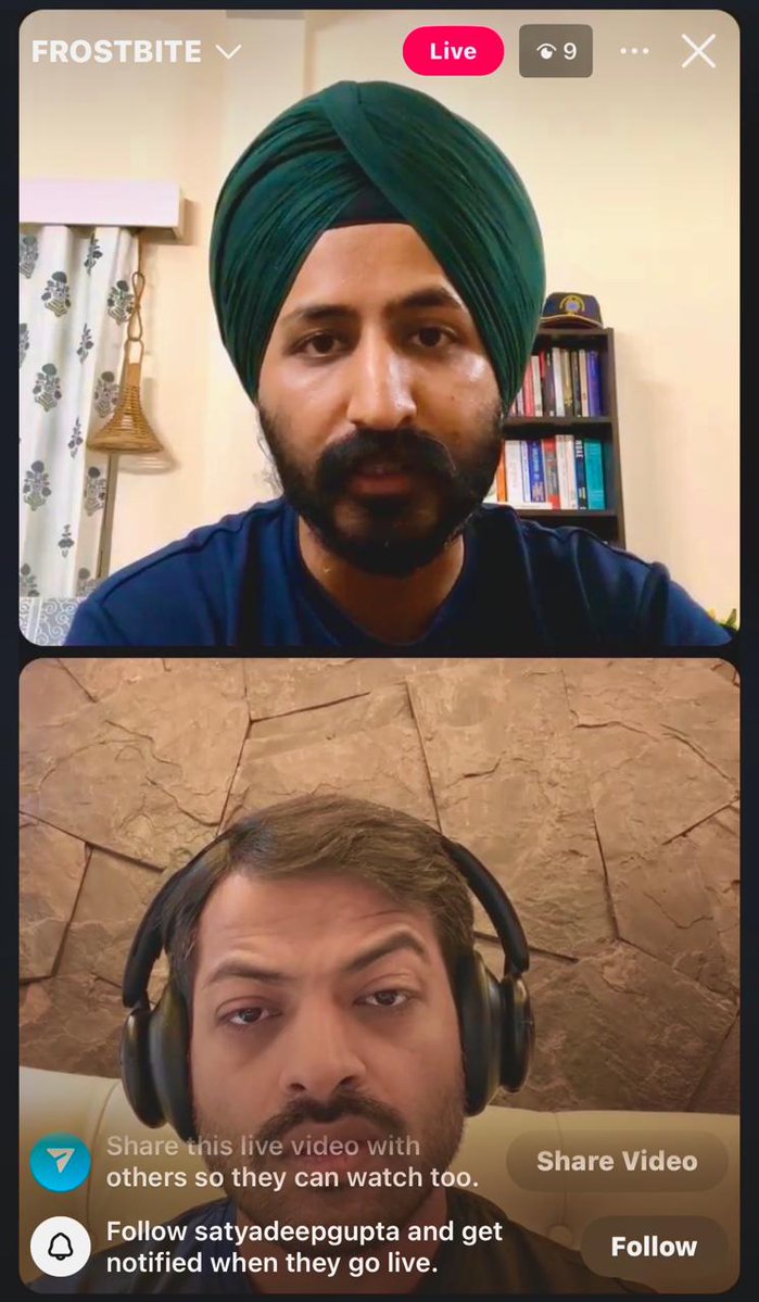 HighAltitudeDoc's tweet image. Discussed Frostbite with Satyadeep Gupta, Altiedge.

instagram.com/reel/DRHnig-Cb…

#MedTwitter  #HighAltitude #mountains #8000m