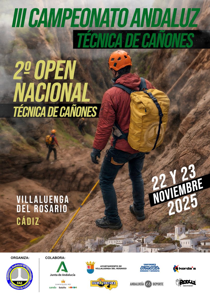 Última competición de esta temporada 2025 📍Villaluenga del Rosario 📅 22-23 de noviembre ⌚️10:00 <a href="/seguidores/">seguidores</a> <a href="/DeporteAndaluz/">Tu Deporte Andaluz</a> #competición #campeonatoandaluz