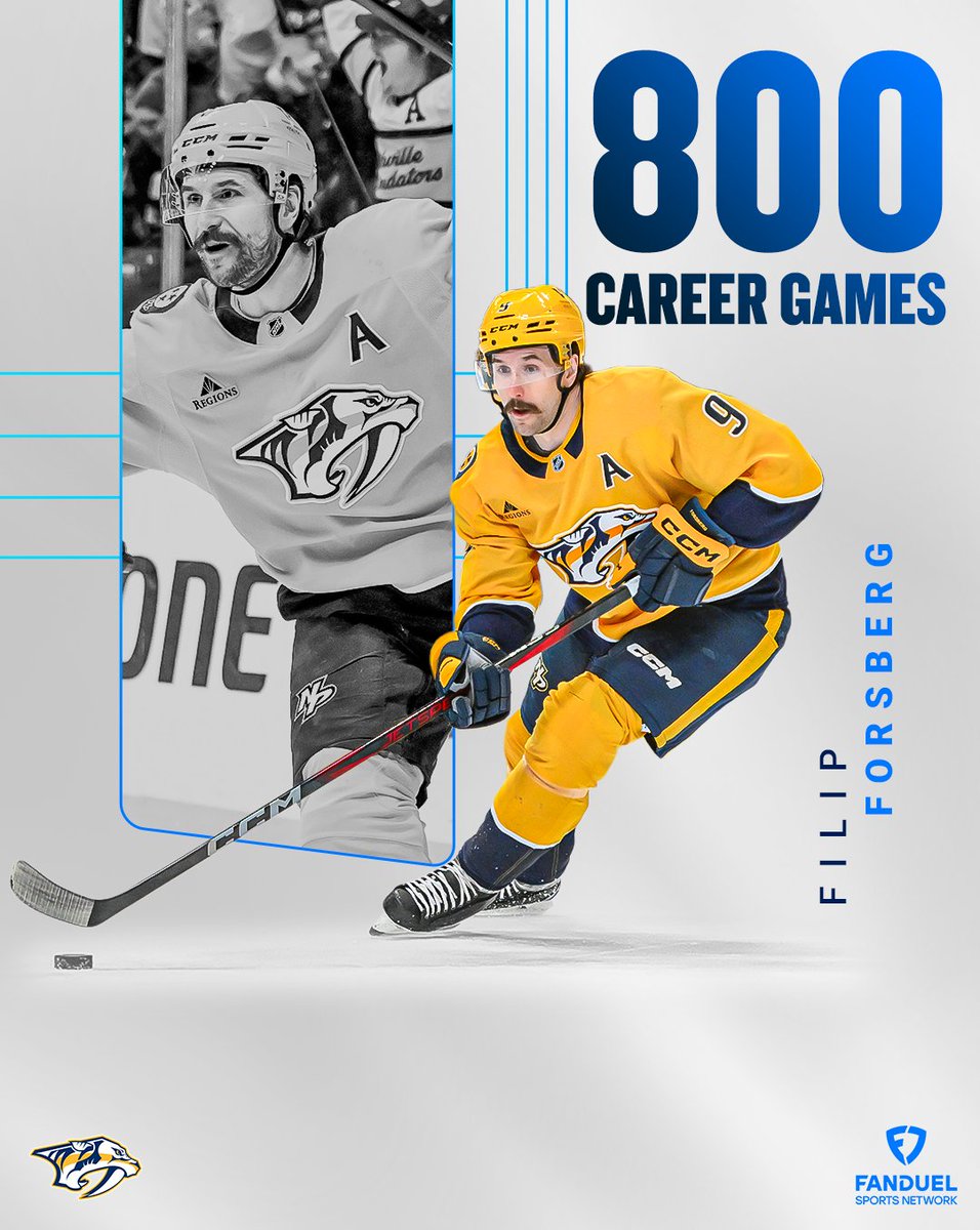 FDSN_Predators's tweet image. A milestone moment in his home country. 🇸🇪

Congrats on 800, Fil! 👏

#NHLGlobalSeries | @PredsNHL