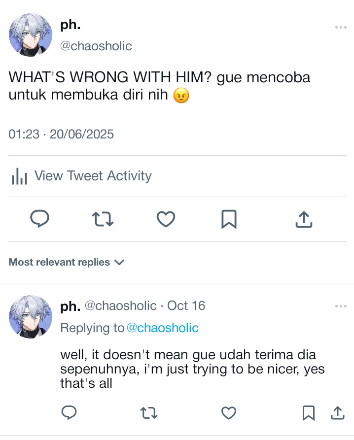 suonisme's tweet photo. #nanookphai two tweets, modern au

ㅡ when phainon is trying to be nicer ; phainon and his "pain in the ass" fiancé. https://t.co/GF3XhrTopD