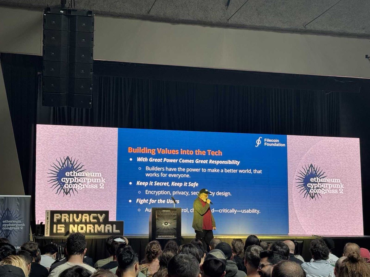 BeldexCoin's tweet image. @Beldexcoin at Ethereum Cypherpunk Congress 2

Privacy is normal 

@web3privacy @EFDevcon