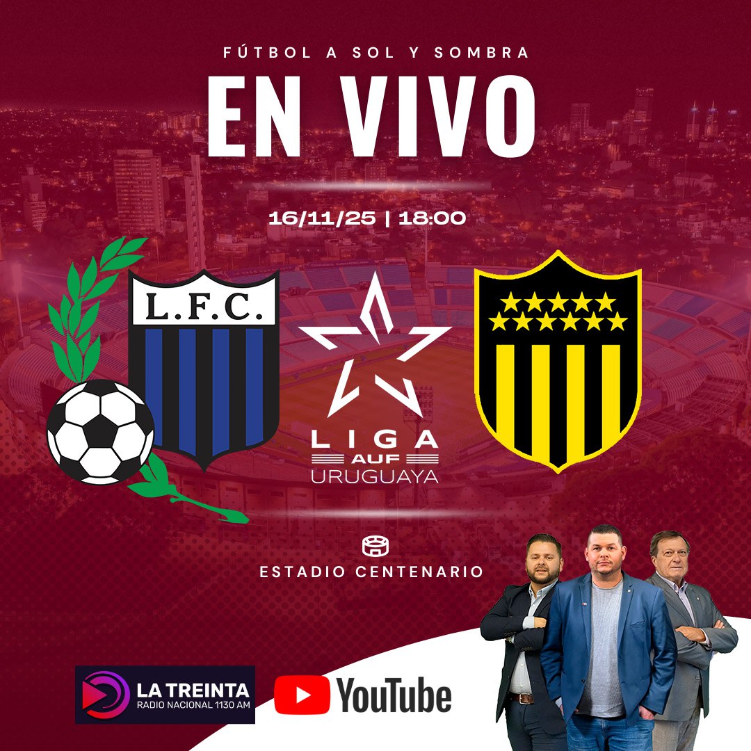 Desde las 16 venimos con la previa de Liverpool-Peñarol 18 :00 hs

🗣Relata:<a href="/EduardoGuti_88/">Eduardo Gutierrez®️</a>

📄Previa:<a href="/juanumpierrez32/">Juan Andrés Silva</a>

🎙Comentan:<a href="/alfoirrazabal/">Alfonso Irrazabal ⭐️⭐️⭐️⭐️</a>
<a href="/DanielOrdoniez/">Daniel Ordoñez</a>

📋Vestuarios:<a href="/Lachaga_/">Cristhian Lachaga</a>
<a href="/leahernandez99/">Leandro Hernández</a>

🎤Locución:<a href="/gabririvero1/">gabriel rivero</a>

ℹ️Estudios:<a href="/Nahuel99Acosta/">Nahuel Acosta</a>

📻<a href="/lanacional1130/">Radio Nacional 1130 AM</a>