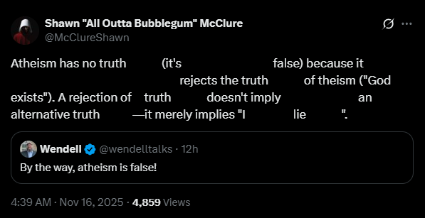 ShadowMario83L's tweet image. Fixed it for you.
Reddit lost years ago. Christ won.
Get over it.