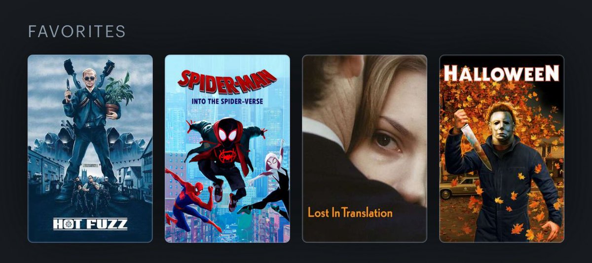 Give me your four favorite movies ever!