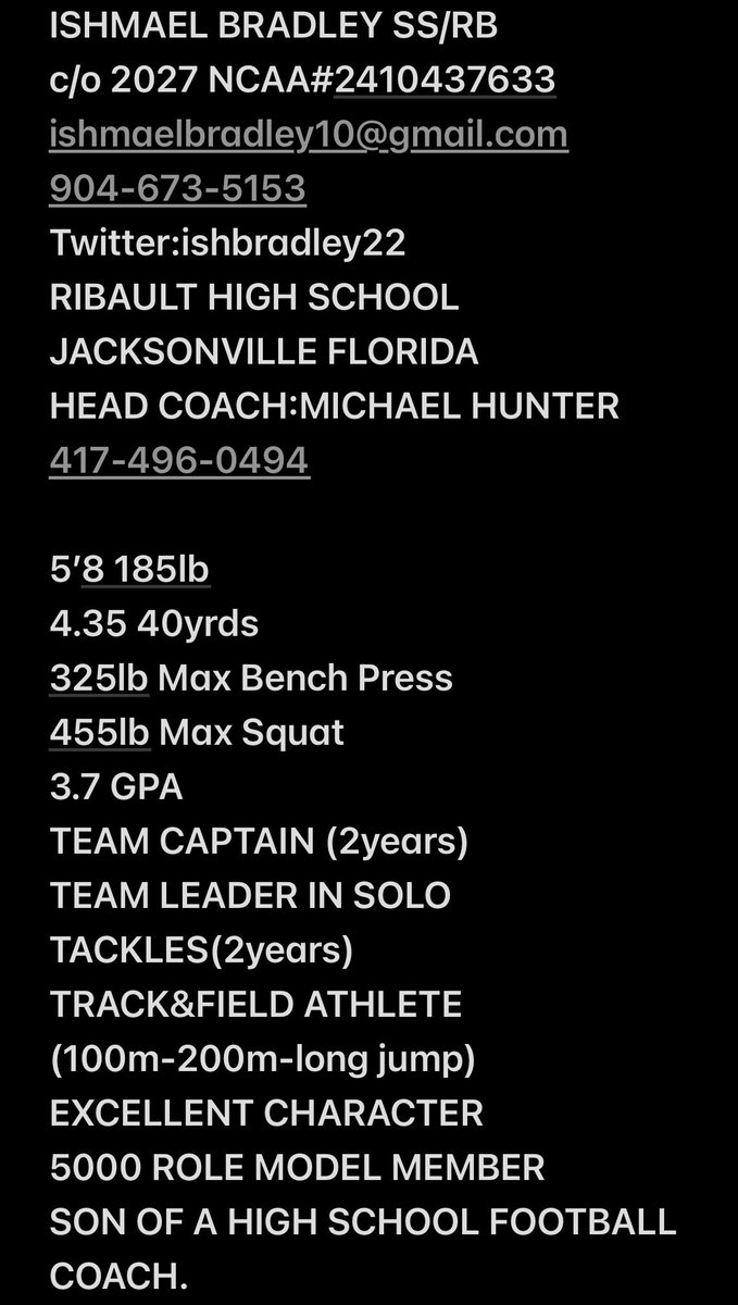 Coach IsReal Bradley tweet media