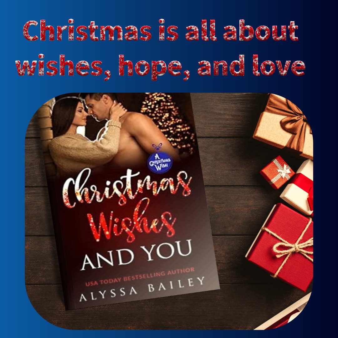 SylvDotNet's tweet image. Check out this link: amzn.to/4i0OnFz!
Christmas is a time filled with wishes, hope, and love. Dive into Christmas Wishes and You, Book 2 in the Unexpected Love series by Alyssa Bailey, a USA Today Bestselling Author.
Available on Kindle Unlimited