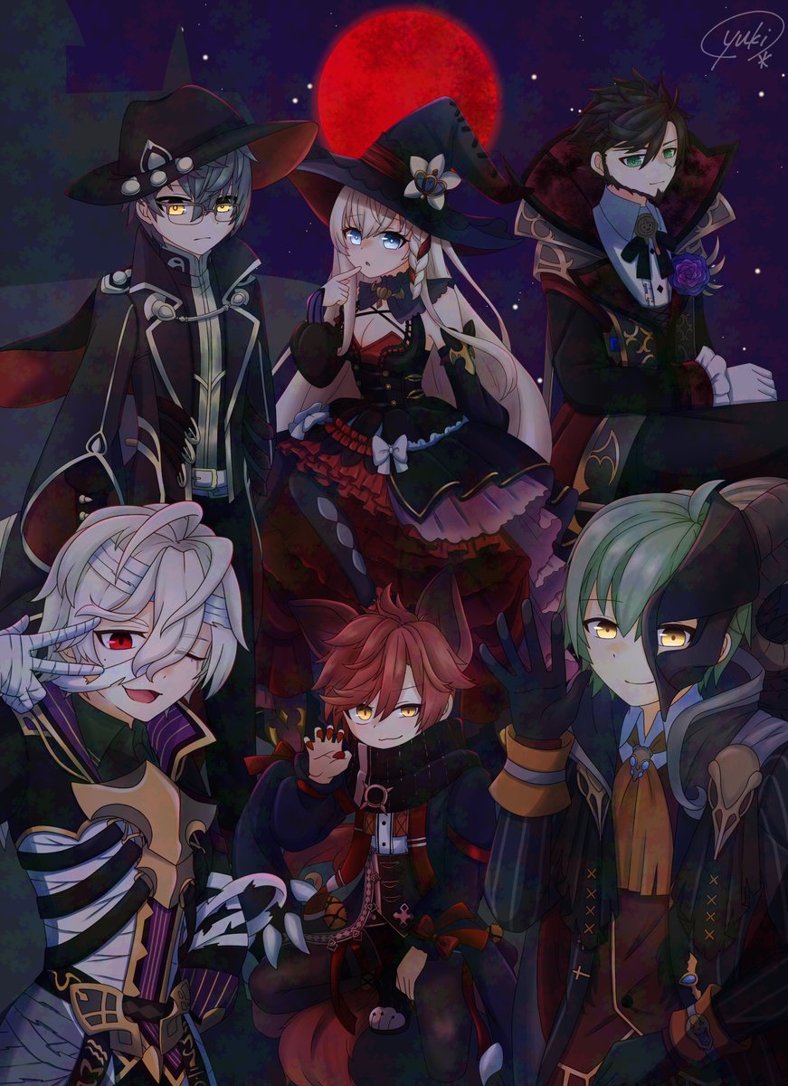YukiGrimms's tweet photo. 『ＨＡＰＰＹ　ＨＡＬＬＯＷＥＥＮ　？』

大変遅くなりましたが完成しました～ https://t.co/Iqy1Jqj3VT